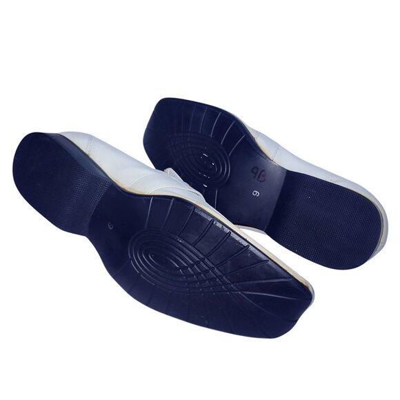 Men’s White square toe Slip-On Dress Shoes - Picture 7 of 7